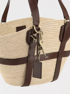 Borsa Kerala 25 Chloè in rafia e pelle