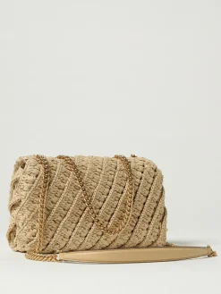 Borsa Kira Tory Burch in rafia intrecciata