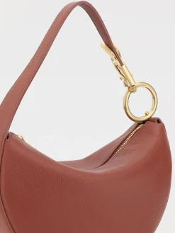 Borsa Knight Arc Burberry in pelle martellata