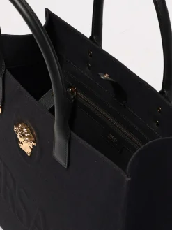 Borsa La Medusa Versace in canvas e pelle