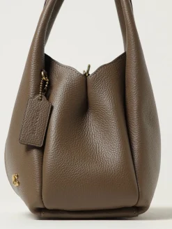 Borsa Lana 23 Coach in pelle a grana