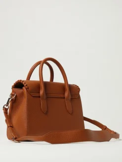 Borsa Laya Small Secret Pon-Pon in pelle sintetica a grana