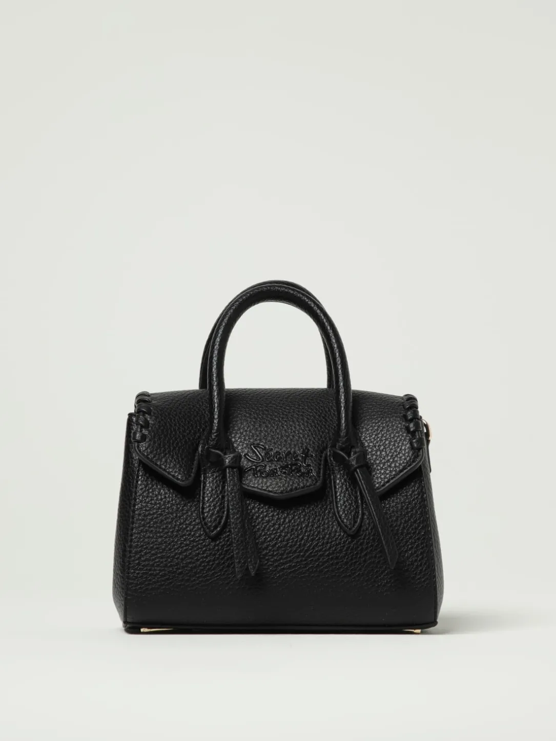 Borsa Laya XSmall Secret Pon-Pon in pelle sintetica a grana