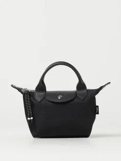 Borsa Le Pliage Energy XS Longchamp in nylon riciclato e pelle a grana