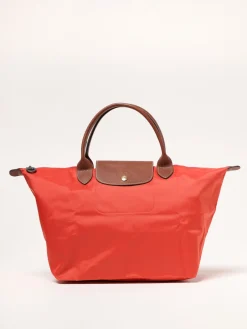 Borsa Le Pliage Original M Longchamp in nylon riciclato e pelle