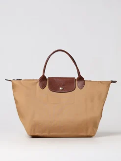 Borsa Le Pliage Original M Longchamp in nylon riciclato e pelle