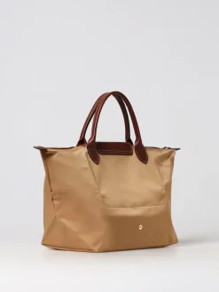 Borsa Le Pliage Original M Longchamp in nylon riciclato e pelle
