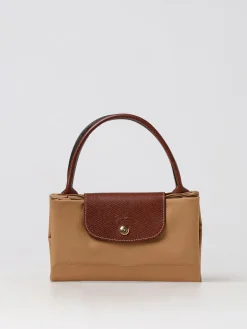 Borsa Le Pliage Original M Longchamp in nylon riciclato e pelle