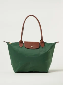 Borsa Le Pliage Original M Longchamp in nylon e pelle a grana