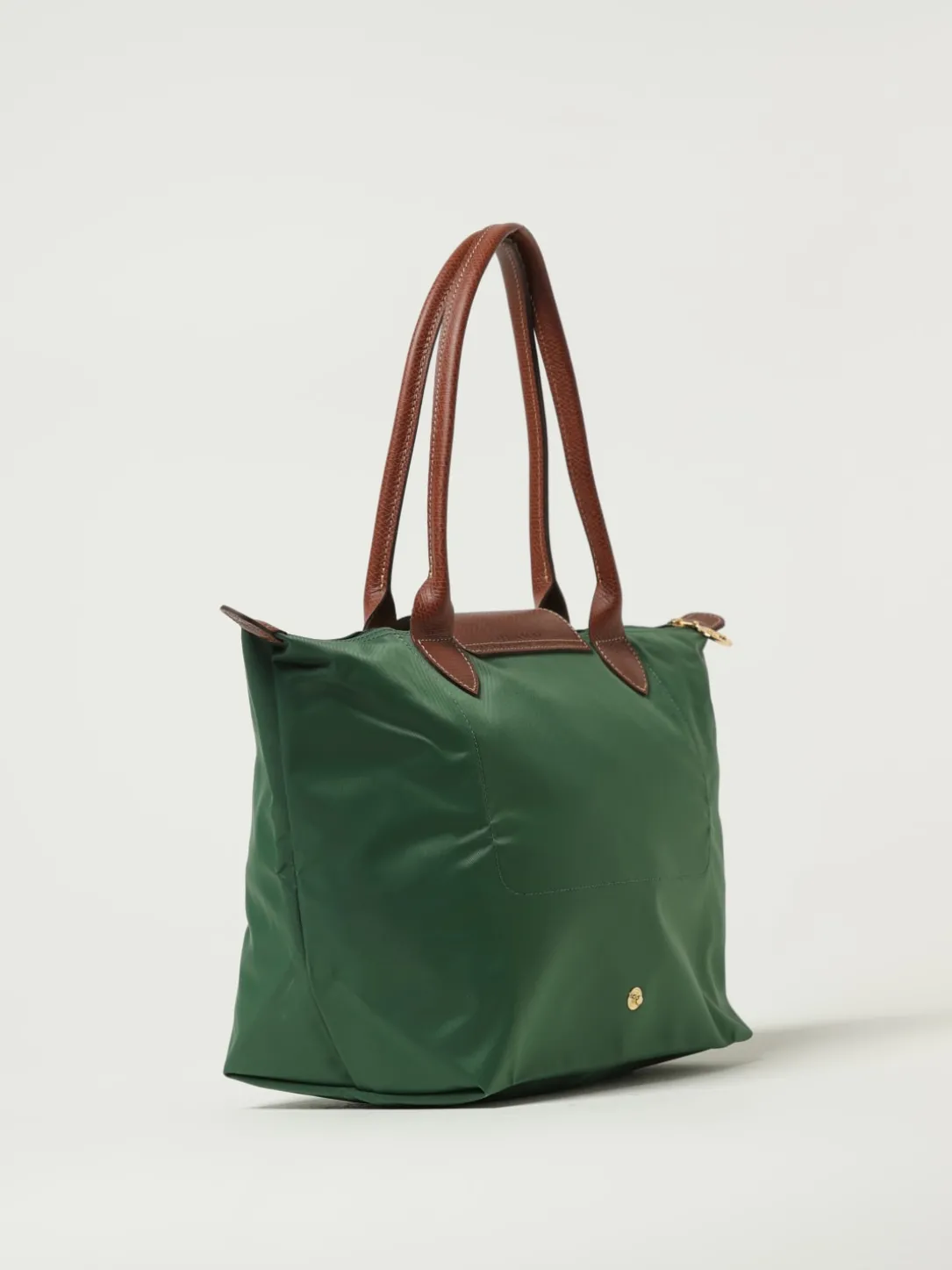 Borsa Le Pliage Original M Longchamp in nylon e pelle a grana