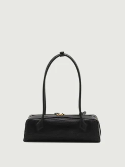 Borsa Le Teckel AlaÏa in pelle a grana