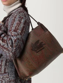 Borsa Libra Etro in cotone spalmato