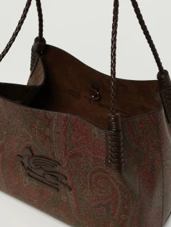 Borsa Libra Etro in cotone spalmato