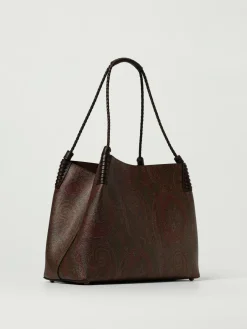 Borsa Libra Medium Paisley Etro in cotone spalmato