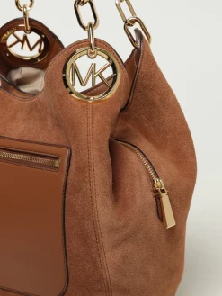 Borsa Lillie Large Michael Kors in camoscio