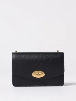 Borsa Lily Mulberry in pelle a grana