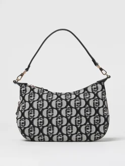 Borsa Liu Jo in canvas con logo jacquard