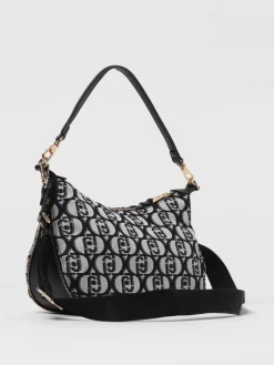Borsa Liu Jo in canvas con logo jacquard