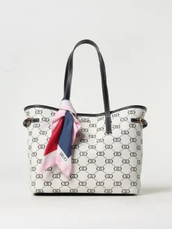 Borsa Liu Jo in pelle sintetica a grana con monogram all over