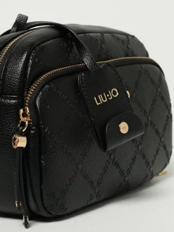 Borsa Liu Jo in pelle sintetica a grana con logo goffrato