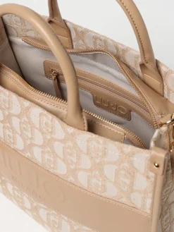 Borsa Liu Jo in pelle sintetica e canvas con monogram jacquard