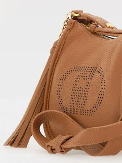 Borsa Liu Jo in pelle sintetica a grana con monogram LJ traforato