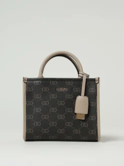 Borsa Liu Jo in pelle sintetica a grana con monogma LJ all over