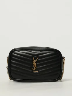Borsa Lou Mini Saint Laurent in nappa trapuntata chevron