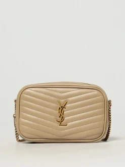 Borsa Lou Mini Saint Laurent in nappa trapuntata chevron