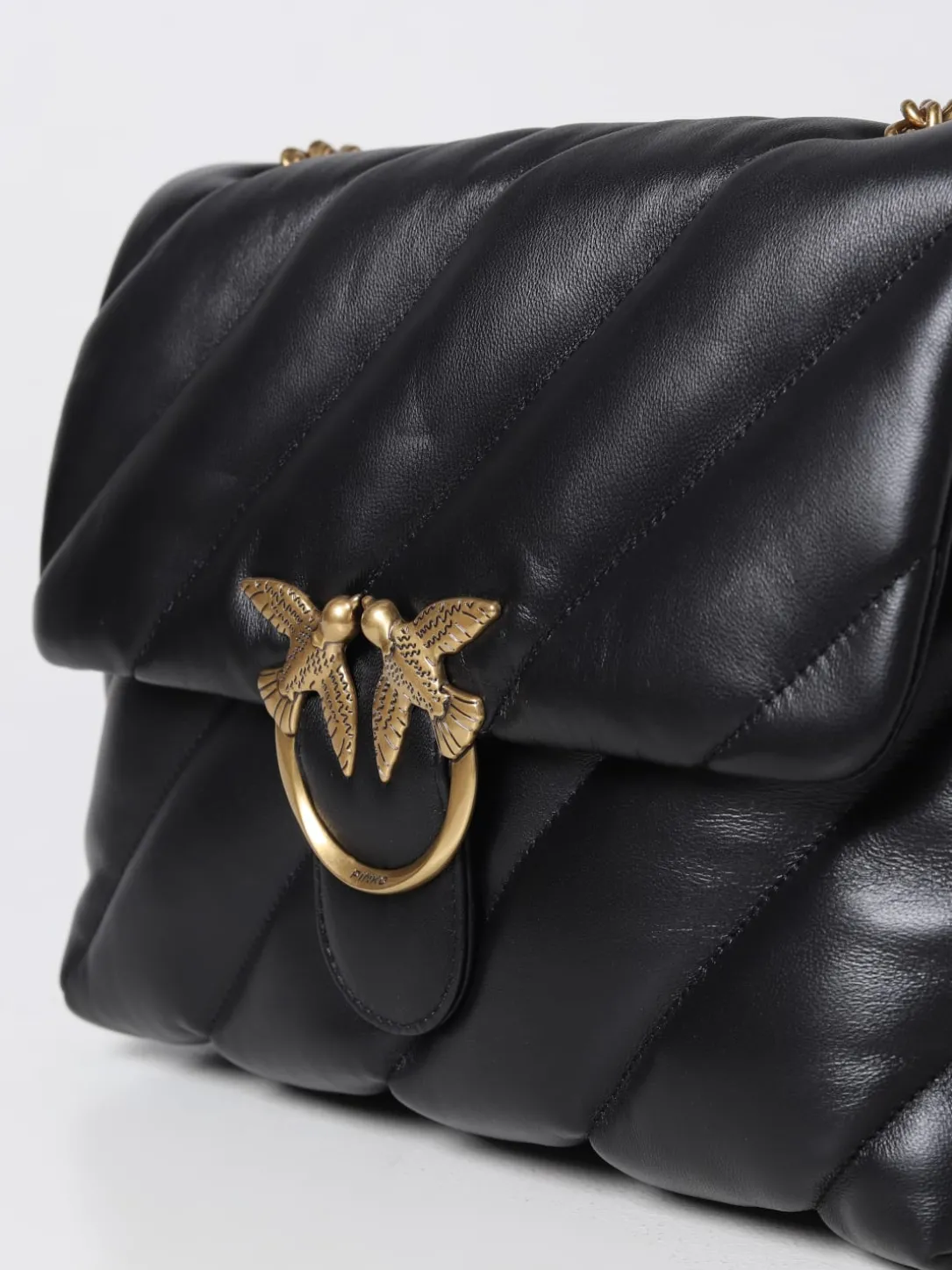 Borsa Love Big Puff Pinko in nappa trapuntata