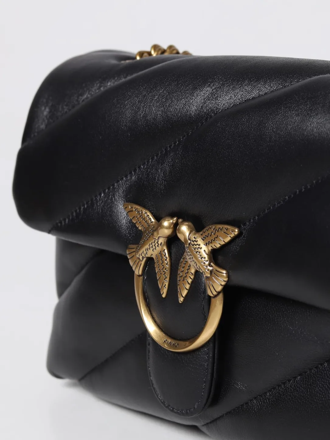 Borsa Love Classic Puff Pinko in nappa trapuntata