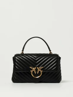 Borsa Love Lady Puff Medium Pinko in nappa matelassè chevron