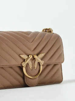 Borsa Love Mini Pinko in nappa matelassé