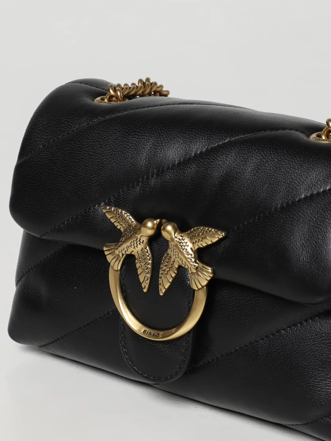 Borsa Love Mini Puff Pinko in nappa trapuntata