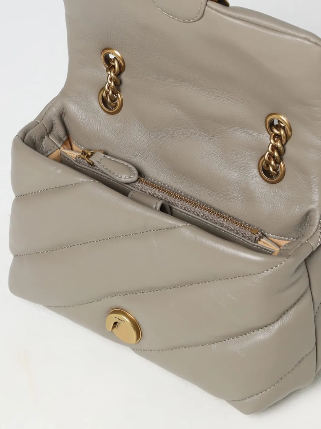 Borsa Love Mini Puff Pinko in nappa trapuntata