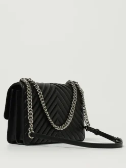 Borsa Love One Classic Medium Pinko in nappa matelassé chevron