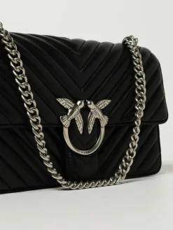 Borsa Love One Classic Medium Pinko in nappa matelassé chevron