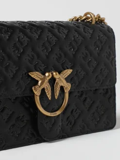 Borsa Love One Classic Pinko in pelle con monogram goffrato