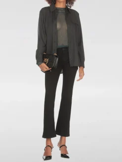 Borsa Love One Pinko in pelle con logo all over