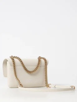 Borsa Love Pinko in pelle a grana