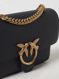 Borsa Love Pinko in pelle a grana