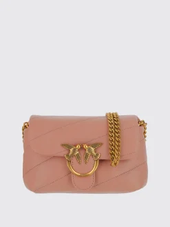 Borsa Love Puff Baby Pinko in nappa matelassè