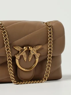 Borsa Love Puff Baby Pinko in nappa matelassè