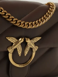 Borsa Love Puff Classic Medium Pinko in nappa matelassè