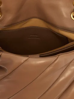 Borsa Love Puff Pinko in nappa matelassé