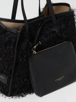 Borsa Marcella Gianni Chiarini Club Marcella in pelle e tessuto sfrangiato