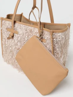 Borsa Marcella Gianni Chiarini Club Marcella in pelle e tessuto sfrangiato