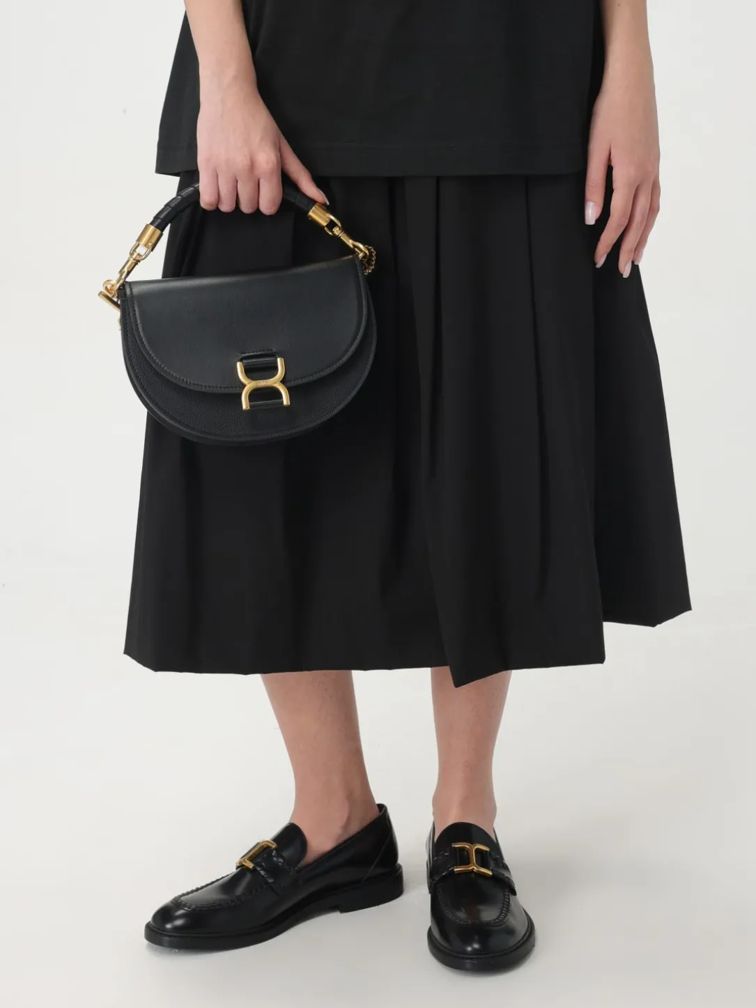 Borsa Marcie Chloé in pelle e nappa