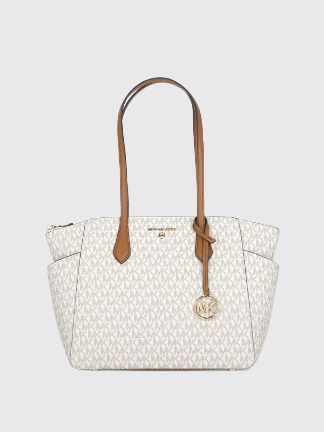 Borsa Marilyn Michael Kors in cotone spalmato con monogram all over