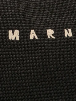 Borsa Marni in rafia intrecciata